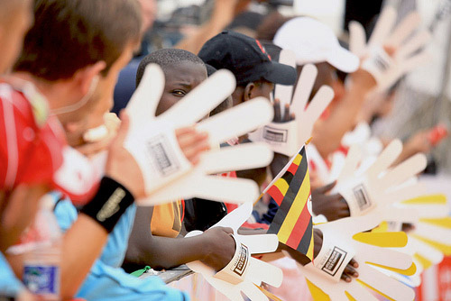 Fans give their support