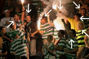 Spot the drunken idiot