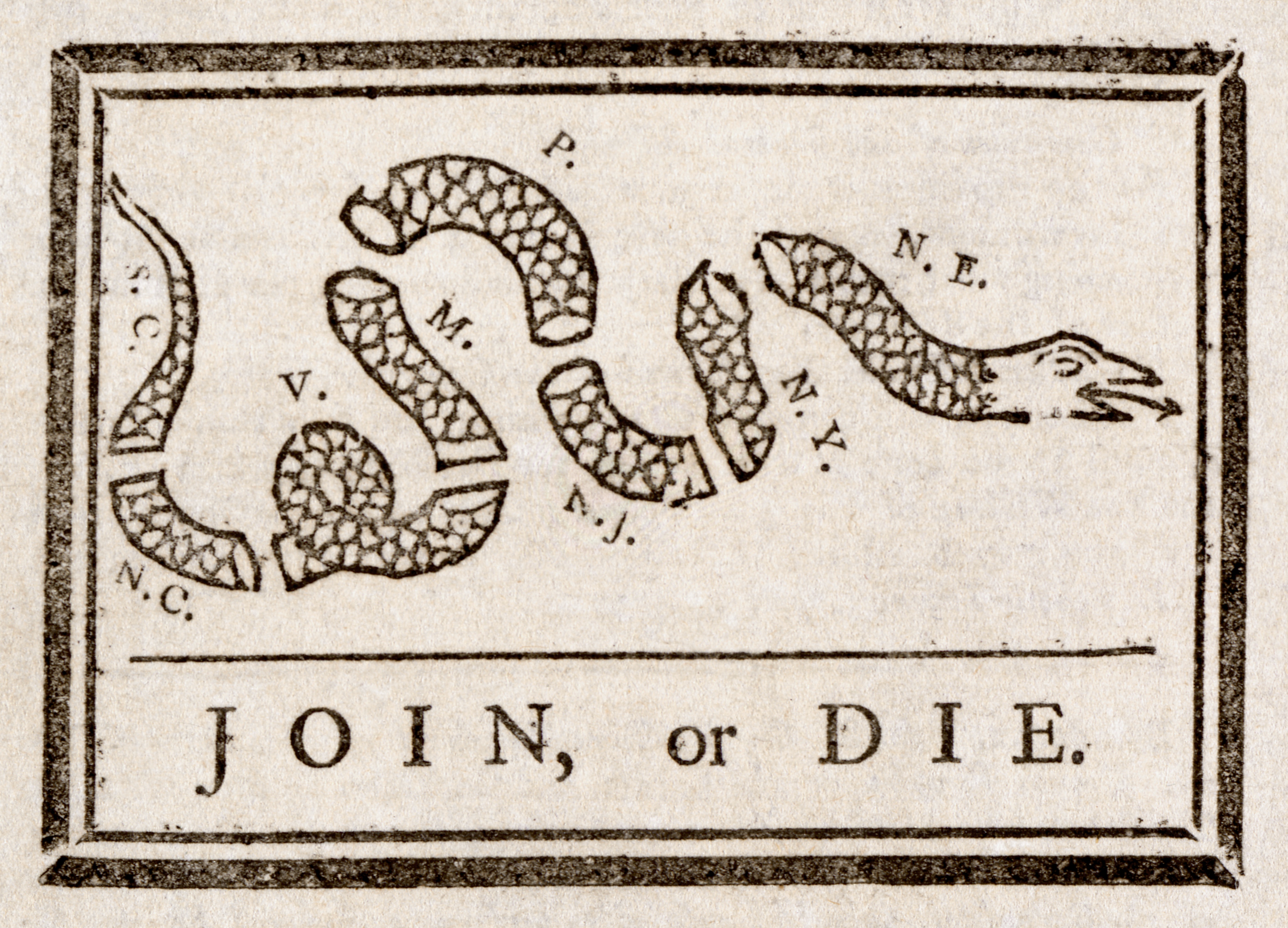 Join, or Die.