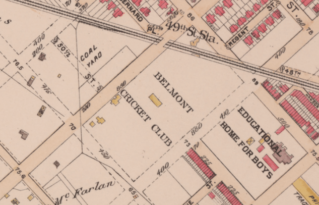 Belmont Cricket Club grounds in 1895