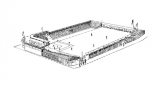 Columbia Ball Park - heritagesportsartdotcom