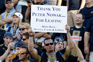 Peter Nowak's departure was the best news of the year for many Union fans. (Photo: Daniel Gajdamowicz)