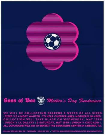 The Sons of Ben will be holding a Mother's Day Fundraiser.