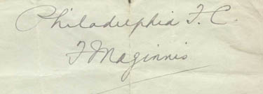 - the signature that bounced a hundred checks