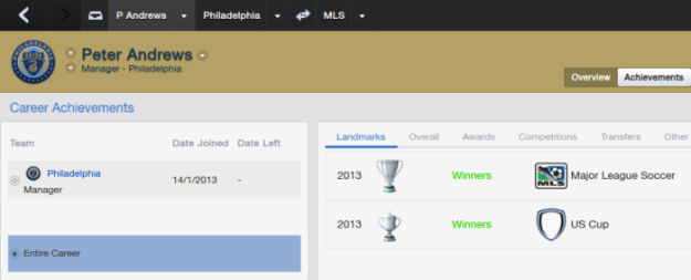 Andrews Football Manager