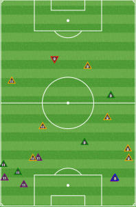 Philly's wings tracked runs defensively, coming as far back as necessary instead of leaving runners to stay high as outlets.