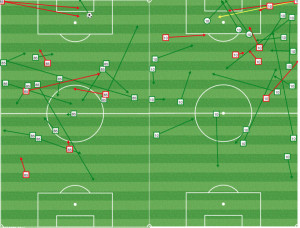 Barnetta (L) and Maidana