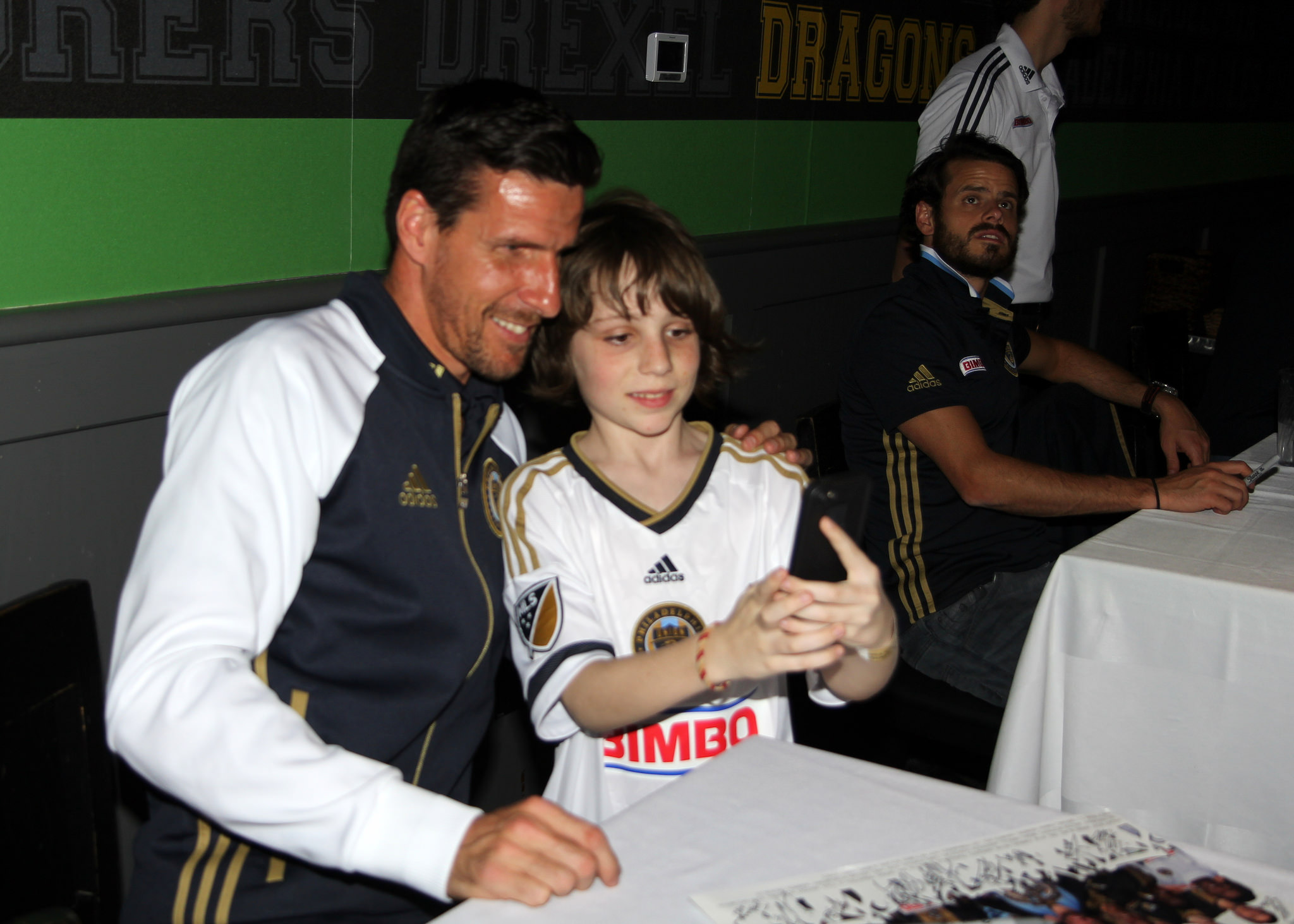 Sebastien Le Toux and a selfie