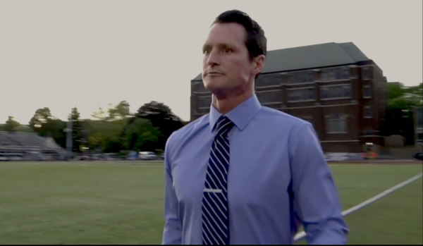 Coach Burke at the end of the Nashville match 6/9/19